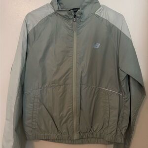 New Balance Sage Green Windbreaker